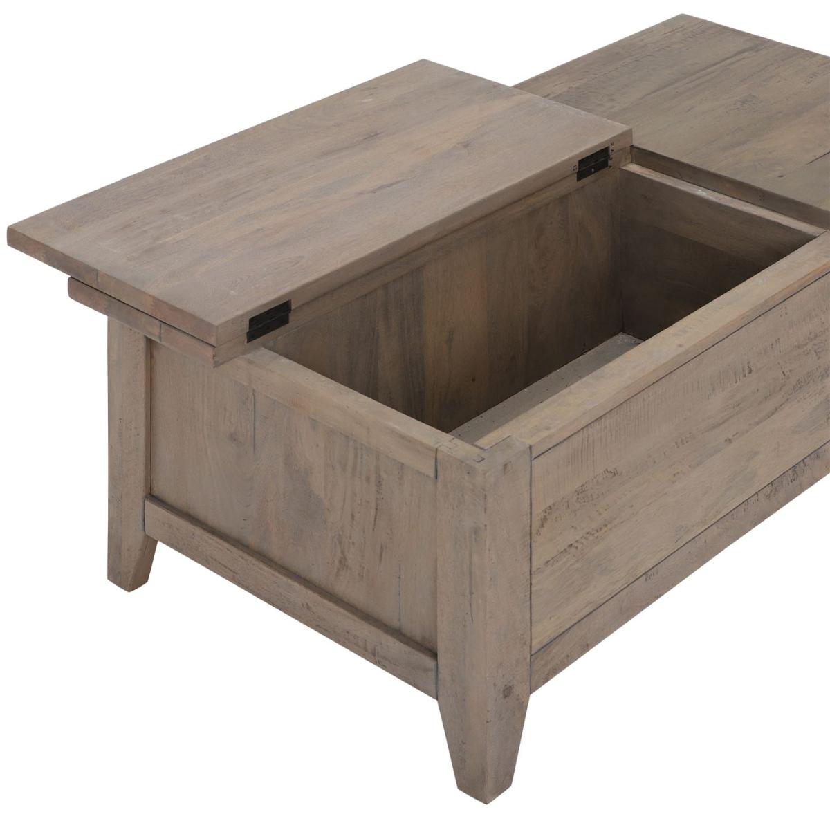 Hancock Storage Coffee Table, Neutral Mango Wood | Barker & Stonehouse – image 4