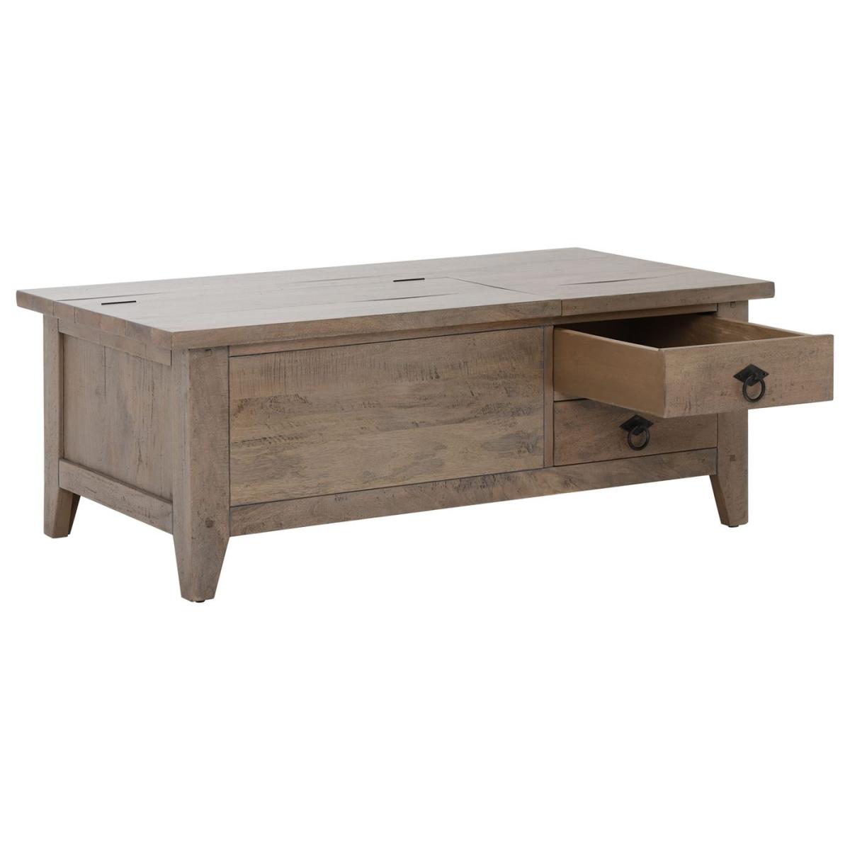 Hancock Storage Coffee Table, Neutral Mango Wood | Barker & Stonehouse – image 5