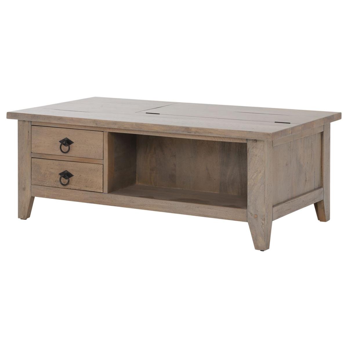 Hancock Storage Coffee Table, Neutral Mango Wood | Barker & Stonehouse – image 7