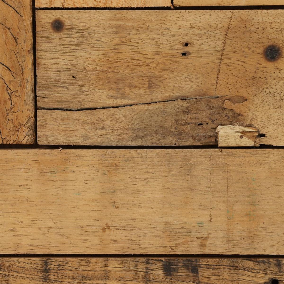 Winnie Reclaimed Square Coffee Table, Brown | Barker & Stonehouse – image 6