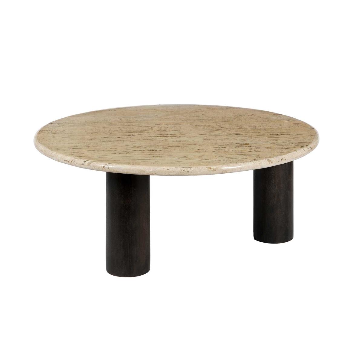 Agra Coffee Table 90x90cm, Round, Brown | Barker & Stonehouse – image 2