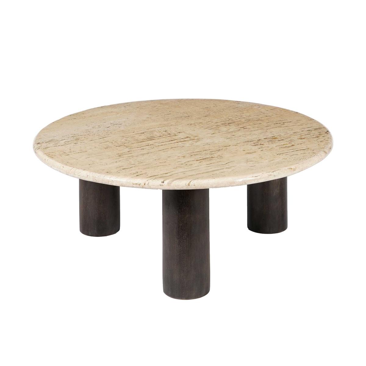 Agra Coffee Table 90x90cm, Round, Brown | Barker & Stonehouse – image 3