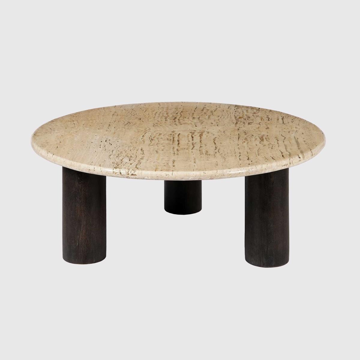 Agra Coffee Table 90x90cm, Round, Brown | Barker & Stonehouse – image 1