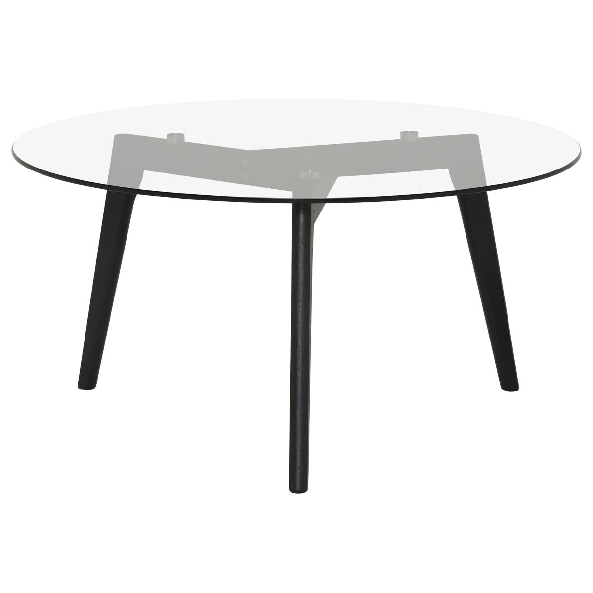 Aries Round Coffee Table, Black | Barker & Stonehouse – image 2