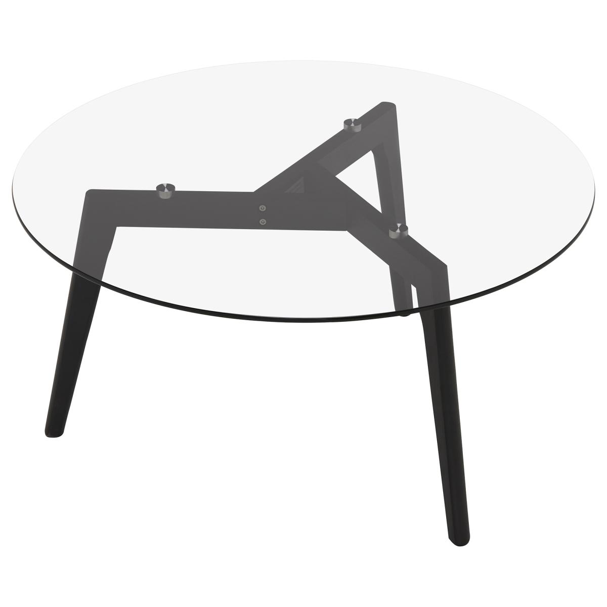 Aries Round Coffee Table, Black | Barker & Stonehouse – image 4
