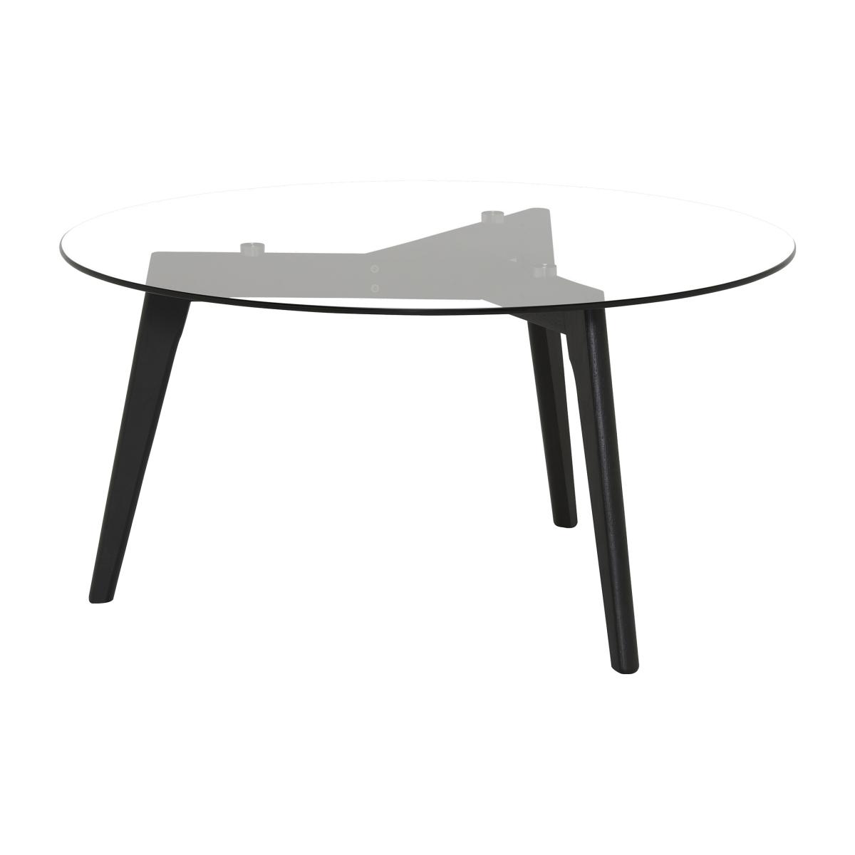 Aries Round Coffee Table, Black | Barker & Stonehouse – image 1