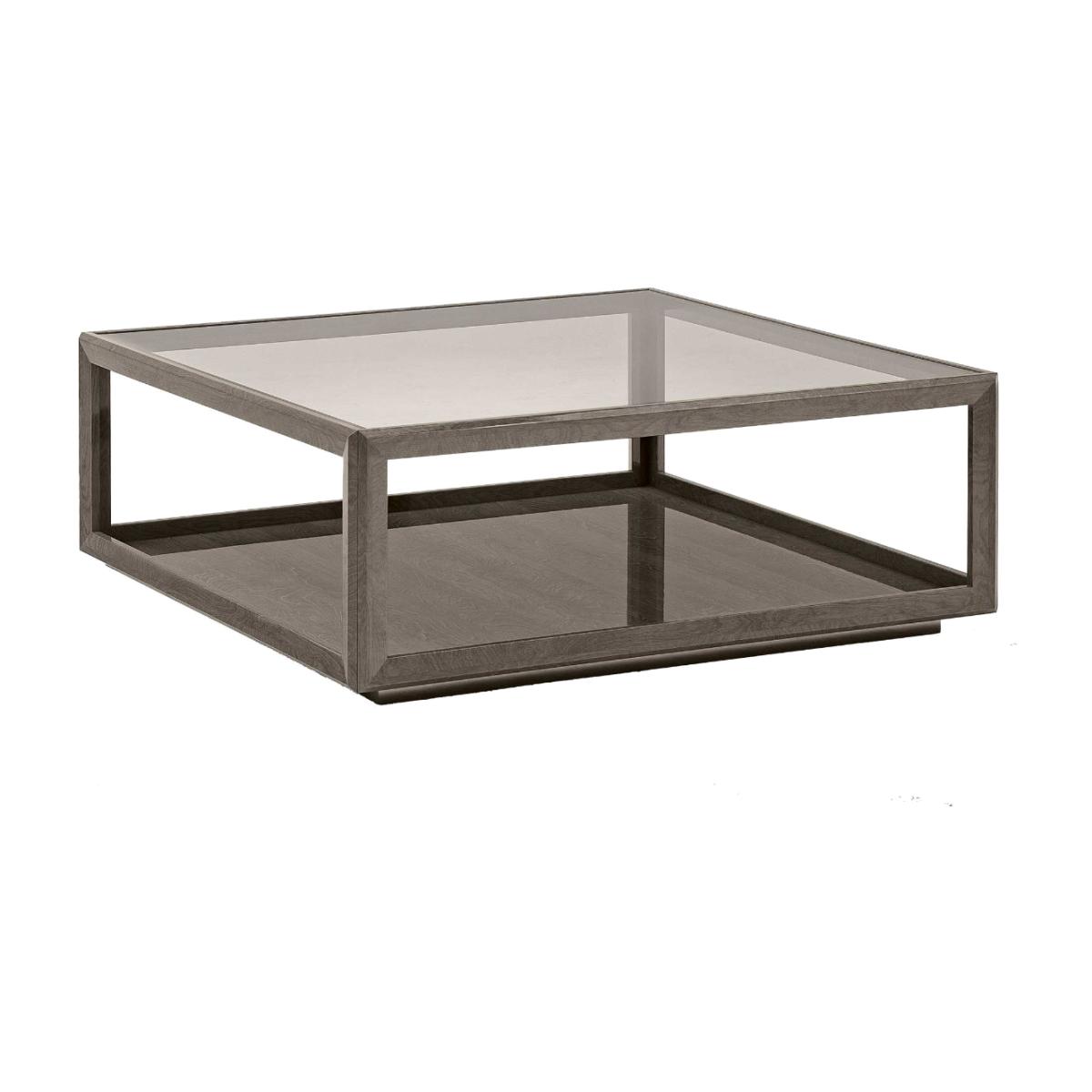 Vinci Square Coffee Table, Brown Wood | Barker & Stonehouse