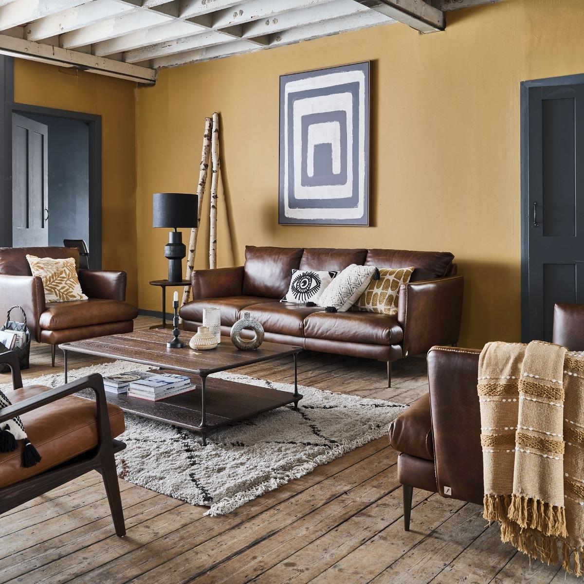 Chandra Coffee Table, Brown Oak Wood | Barker & Stonehouse – image 2