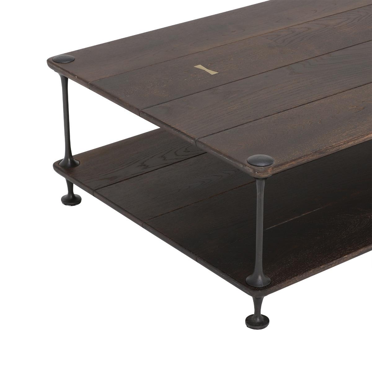 Chandra Coffee Table, Brown Oak Wood | Barker & Stonehouse – image 4