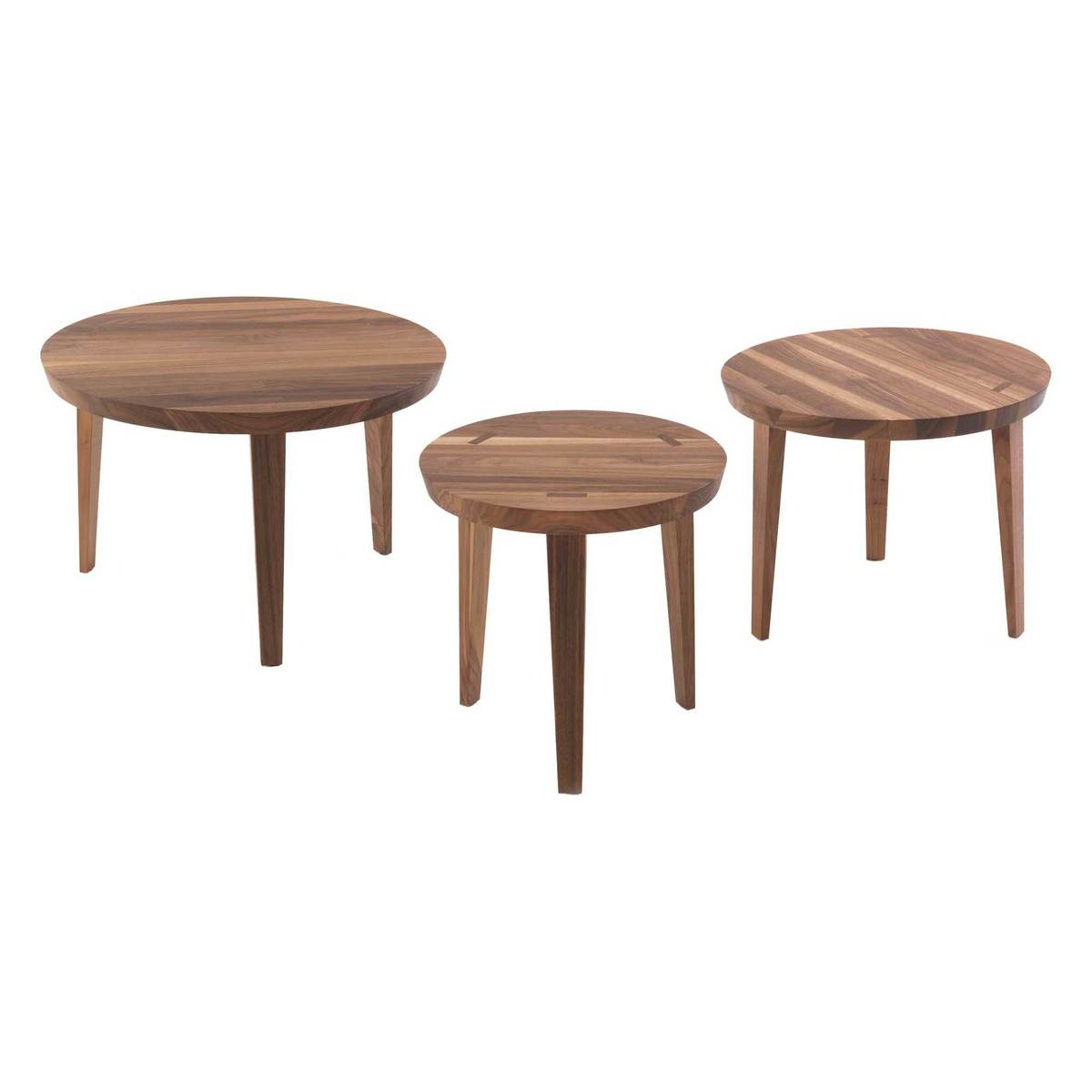 Riva 1920 Tao Coffee Tables, Walnut – image 1
