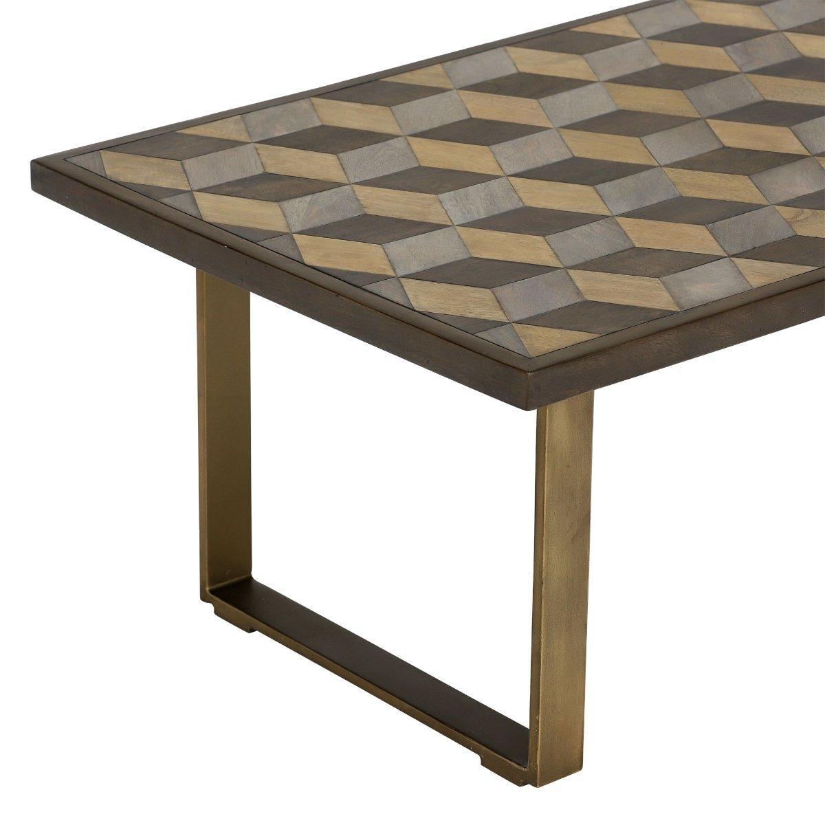 Facet Strip Leg Coffee Table – image 3