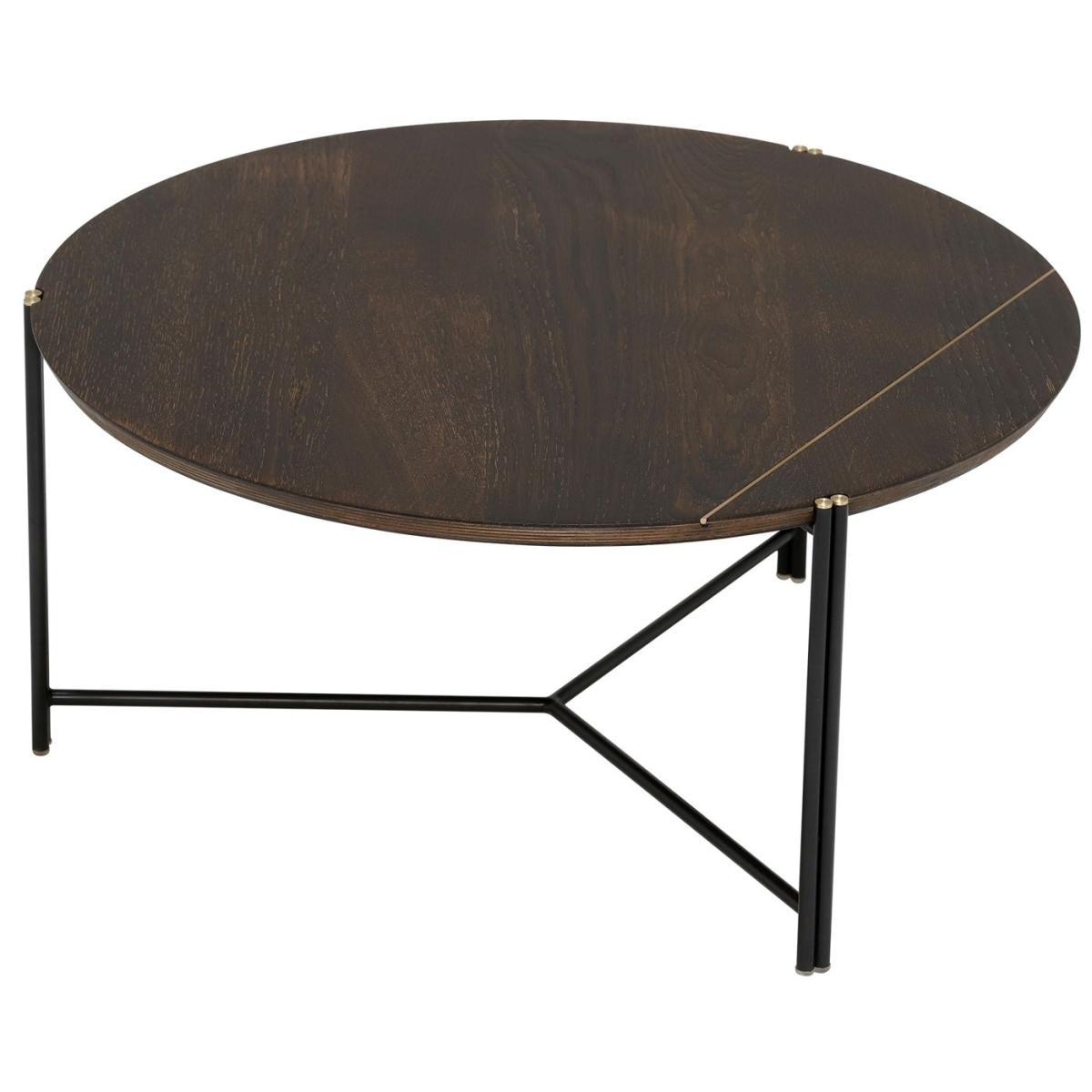 Trio Small Coffee Table, Brown Oak Wood | Barker & Stonehouse – image 5