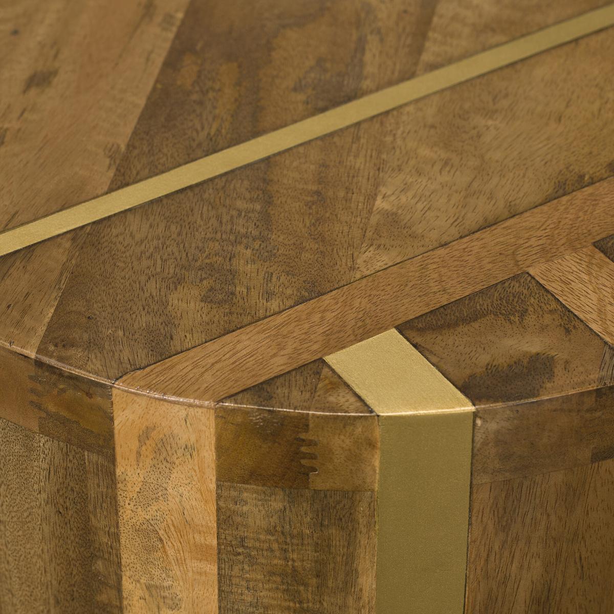 Sondra Coffee Table, Round, Brown | Barker & Stonehouse – image 3
