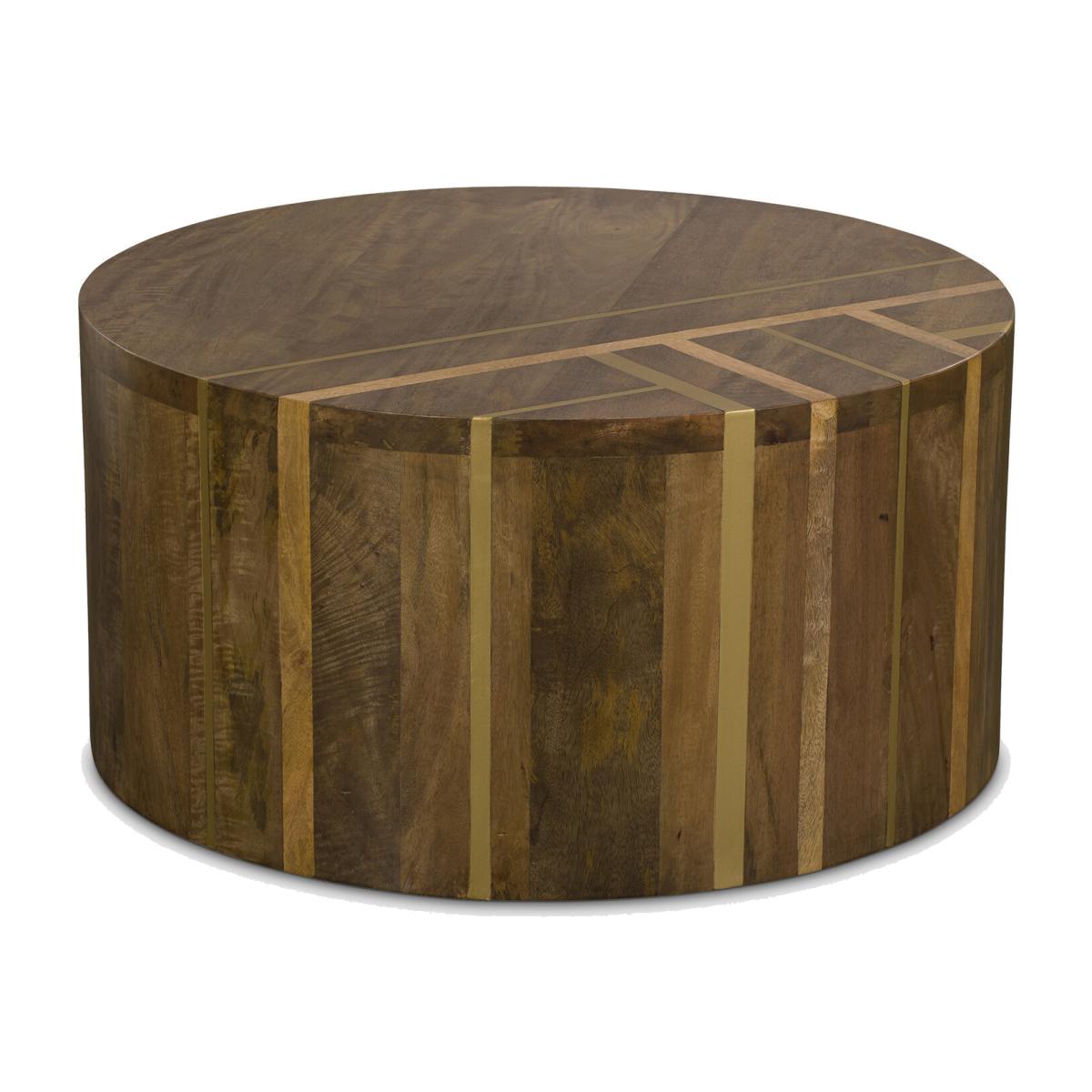 Sondra Coffee Table, Round, Brown | Barker & Stonehouse – image 1