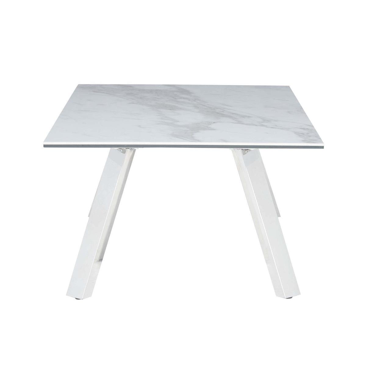 Ginostra Coffee Table, White Marble – image 2
