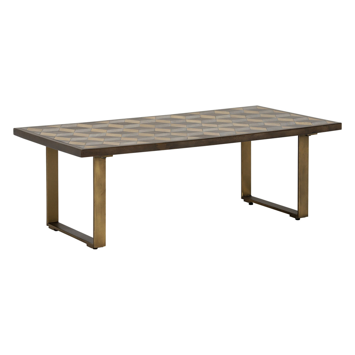 Facet Strip Leg Coffee Table – image 1