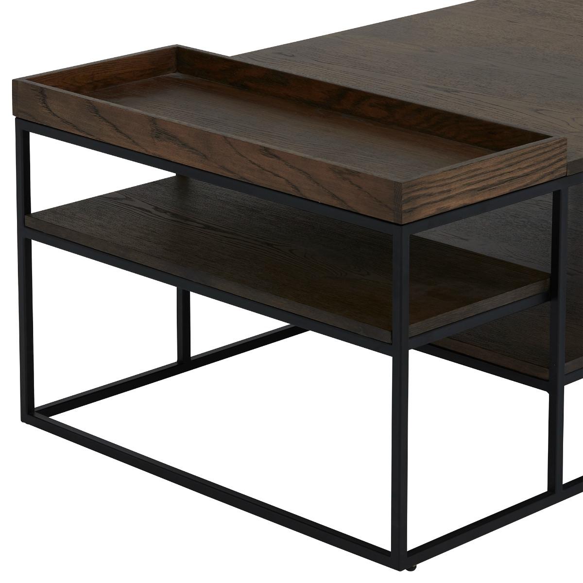 Anaheim Coffee Table, Brown Oak Wood | Barker & Stonehouse – image 3