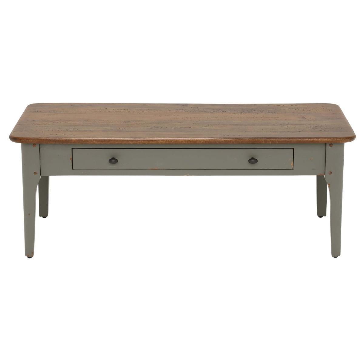 Maison 1 Drawer Coffee Table, Albany and Moss Grey – image 2