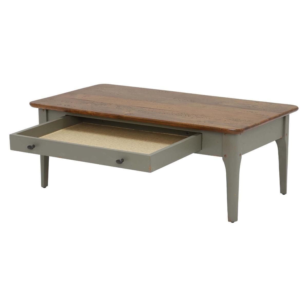 Maison 1 Drawer Coffee Table, Albany and Moss Grey – image 6