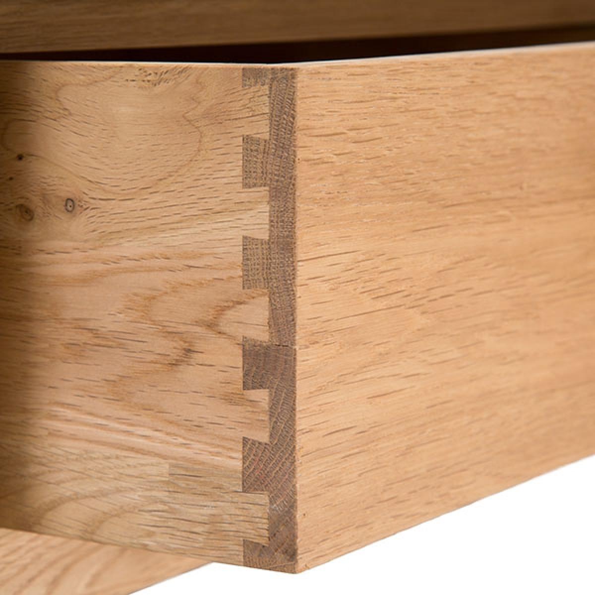 Ercol Teramo 2 Drawer Coffee Table, Neutral Oak Wood | Barker & Stonehouse – image 3