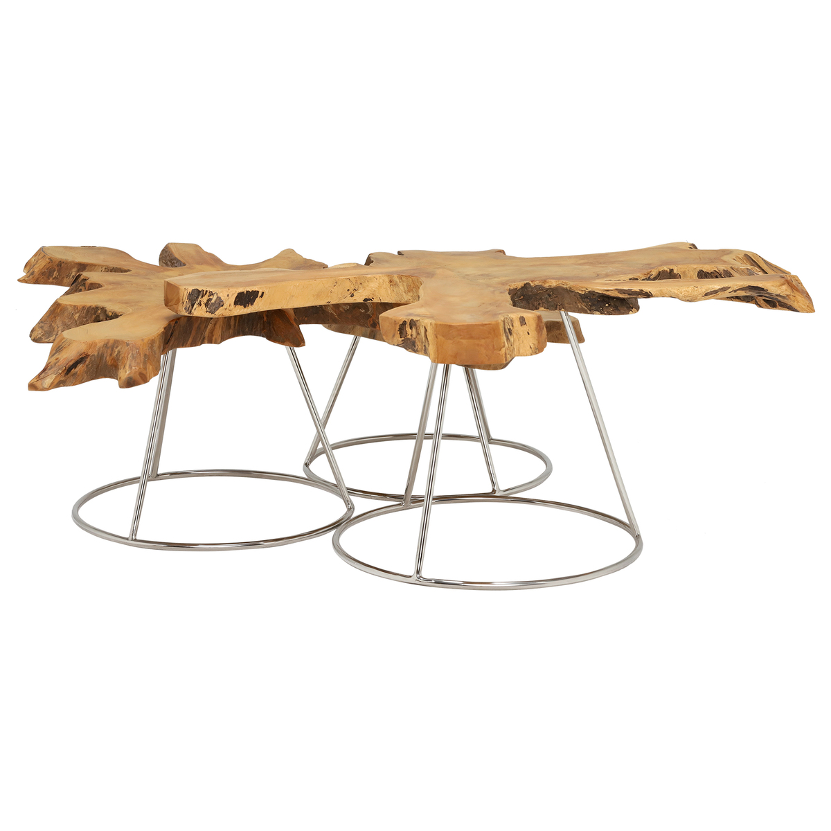 Caspian Admire Set of 3 Multi Coffee Tables – image 8