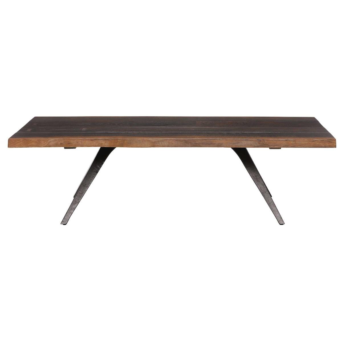 Vega Solid Oak Coffee Table, Brown Oak Wood | Barker & Stonehouse – image 2