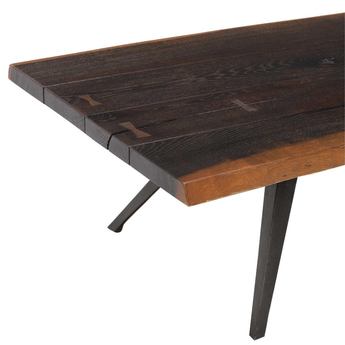 Vega Solid Oak Coffee Table, Brown Oak Wood | Barker & Stonehouse – image 3