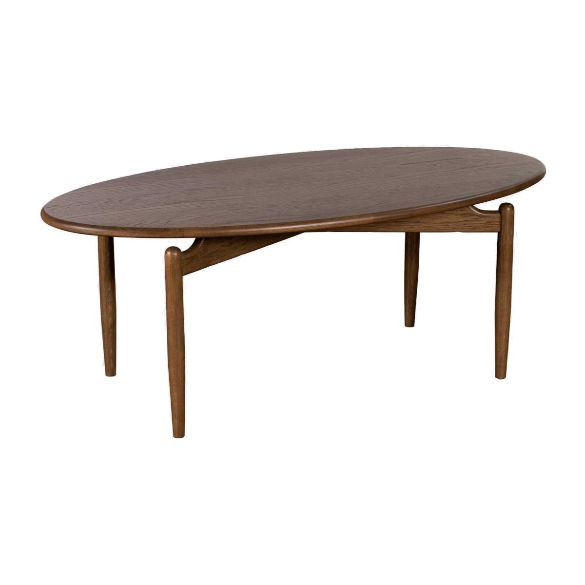 Delancy Coffee Table, Round, Brown Oak | Barker & Stonehouse – image 1