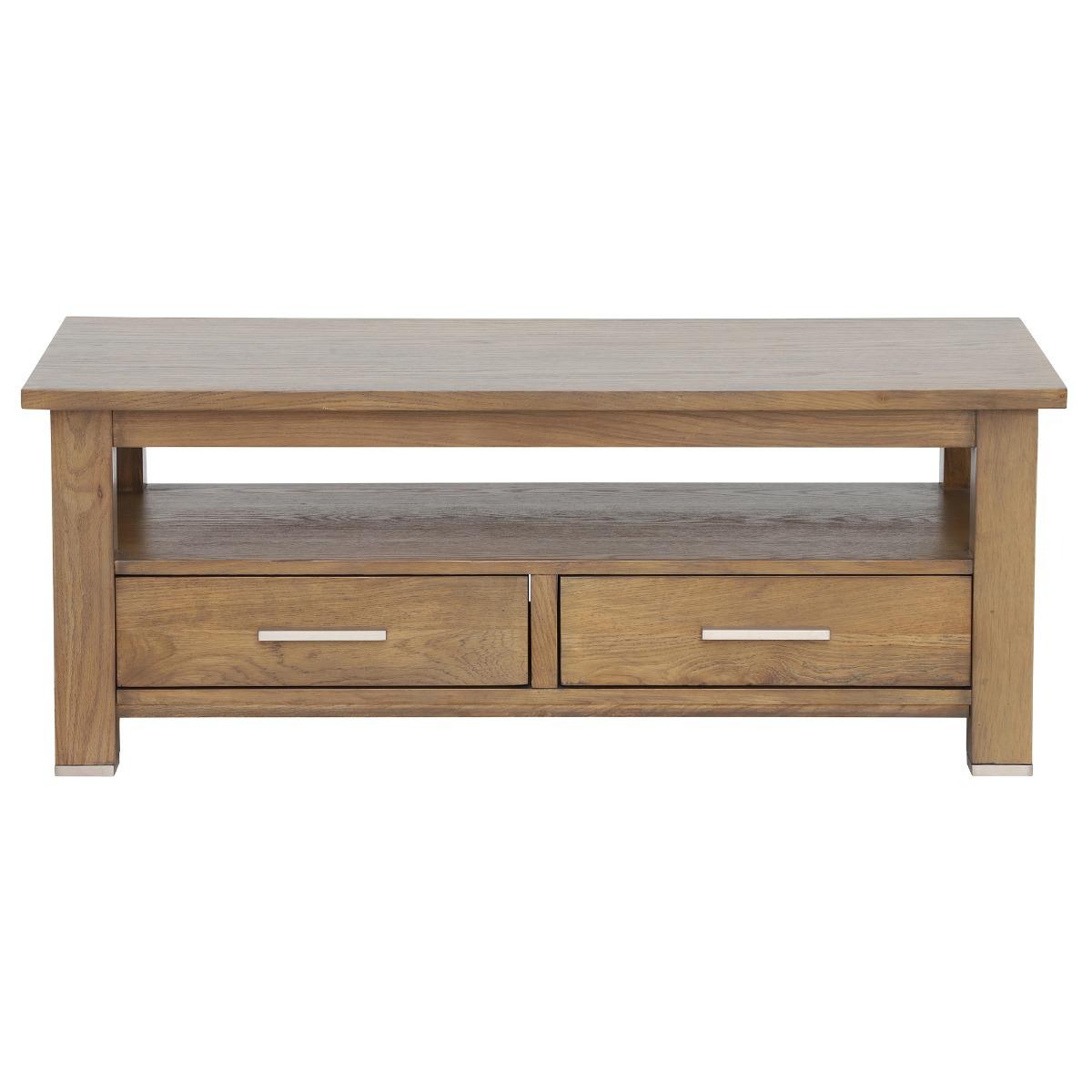 Ibex Coffee Table, Brown Oak Wood | Barker & Stonehouse – image 2