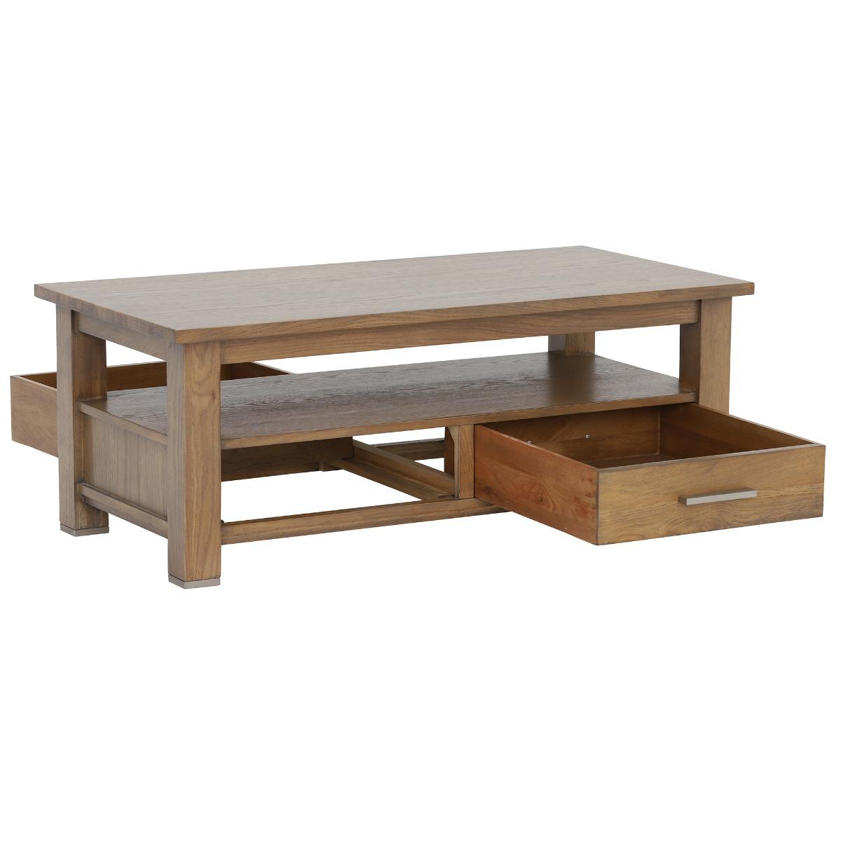 Ibex Coffee Table, Brown Oak Wood | Barker & Stonehouse – image 5
