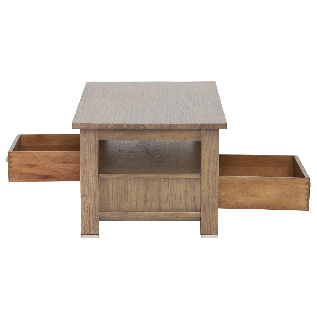 Ibex Coffee Table, Brown Oak Wood | Barker & Stonehouse – image 6