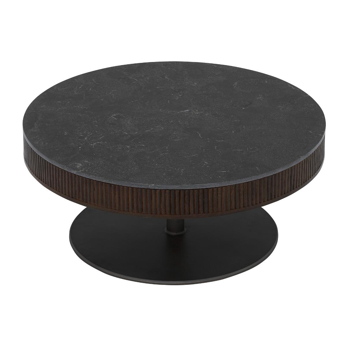 Nisha Round Coffee Table, 776 Walnut Wood | Barker & Stonehouse – image 2