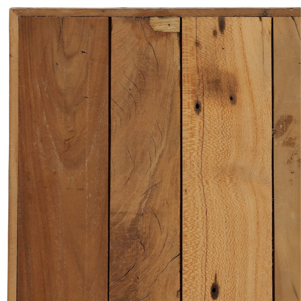 Wooden Square Coffee Table - Reclaimed Wood - W85 x D85 x H45cm - Barker &amp; Stonehouse – image 5