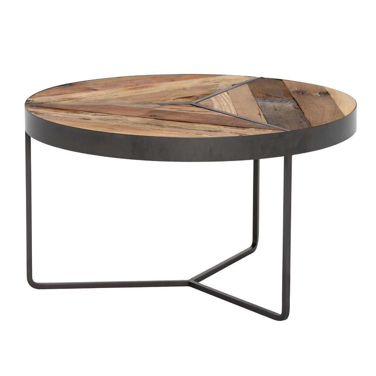 Taiga Small Round Rustic Coffee Table – image 2