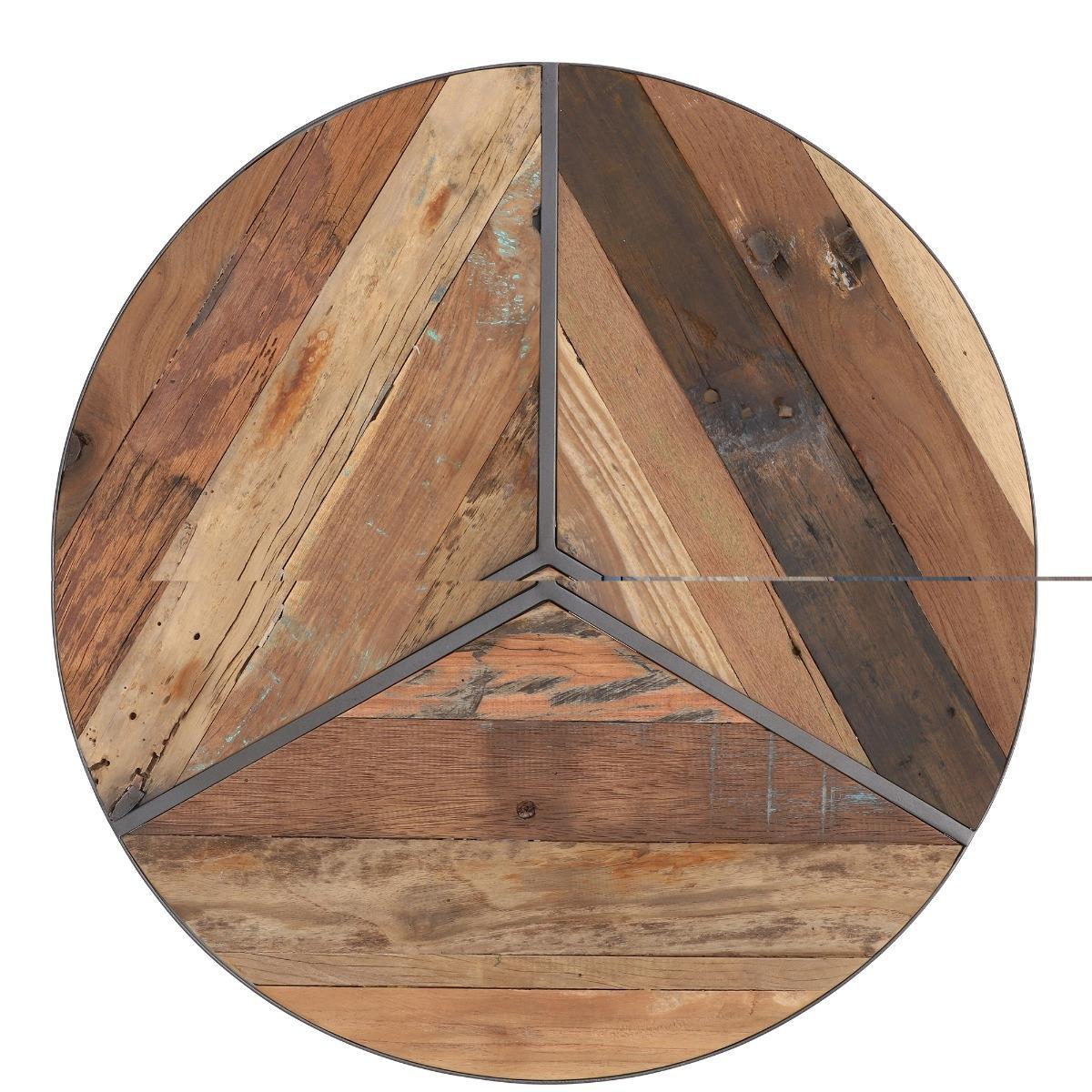 Taiga Small Round Rustic Coffee Table – image 4