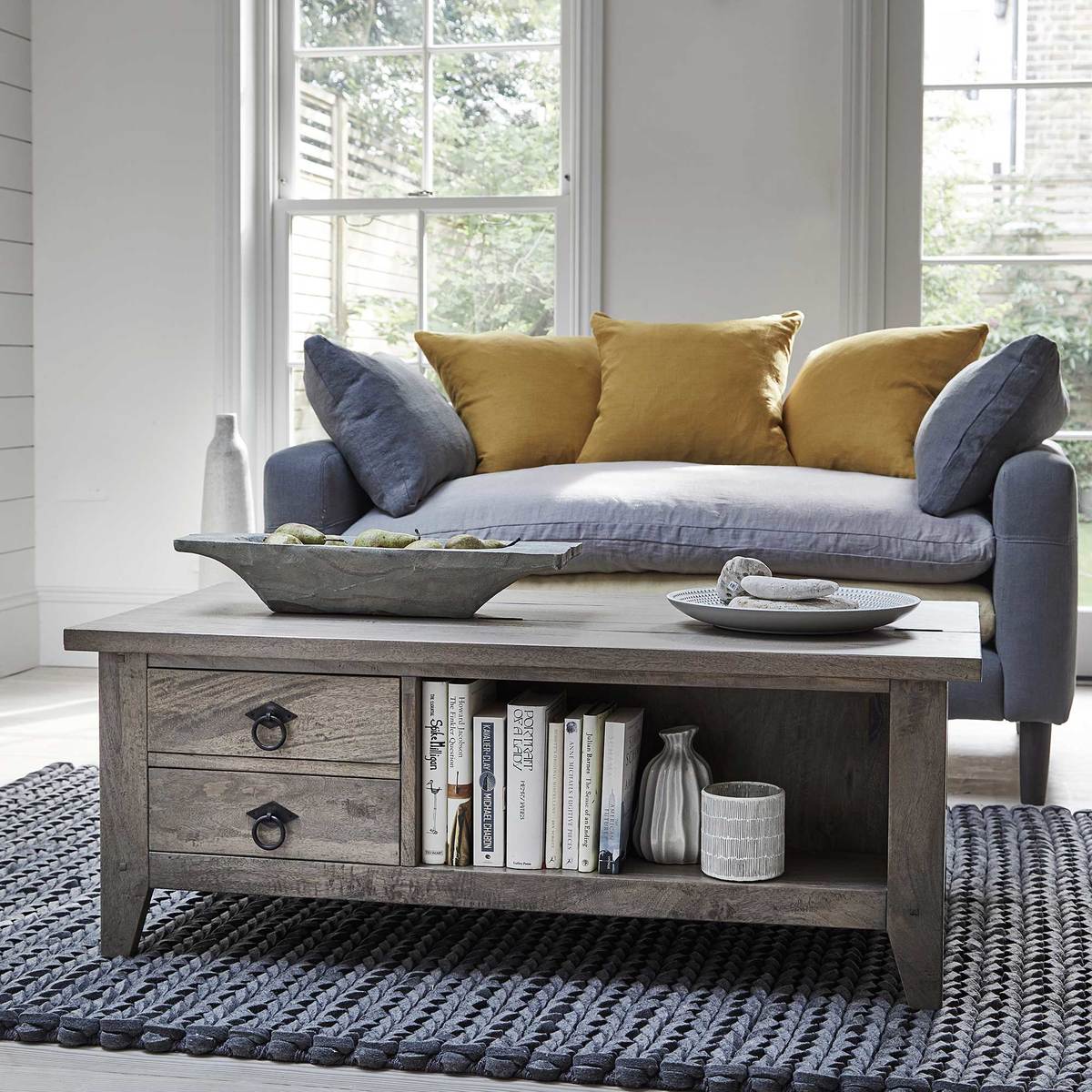 Hancock Storage Coffee Table, Salvage Deep Grey – image 5
