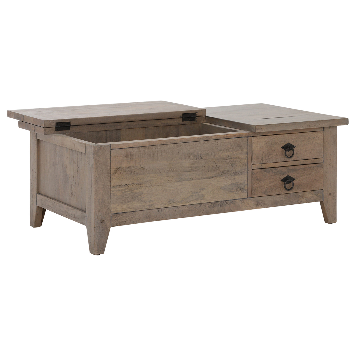 Hancock Storage Coffee Table, Salvage Deep Grey – image 6