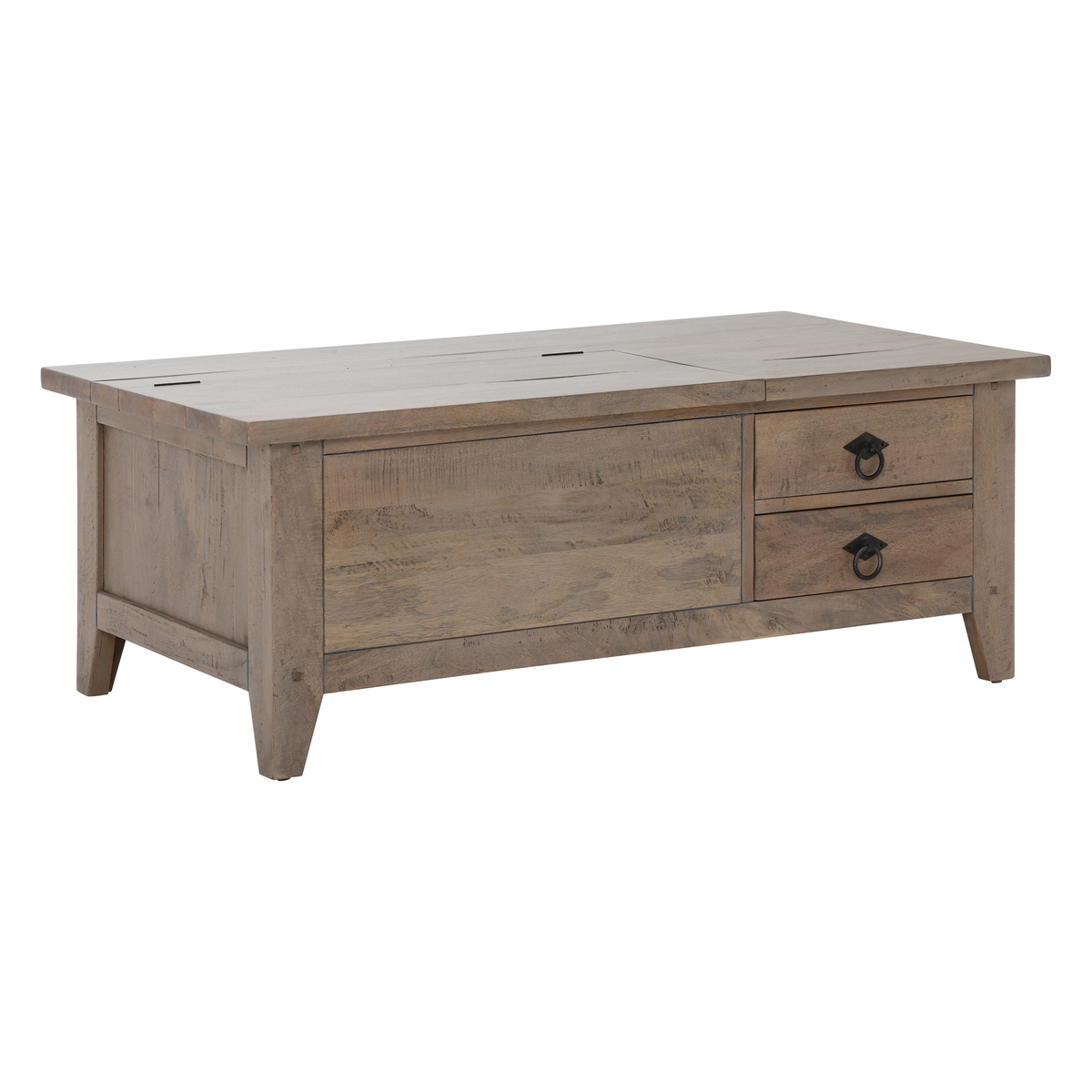 Hancock Storage Coffee Table, Salvage Deep Grey – image 1