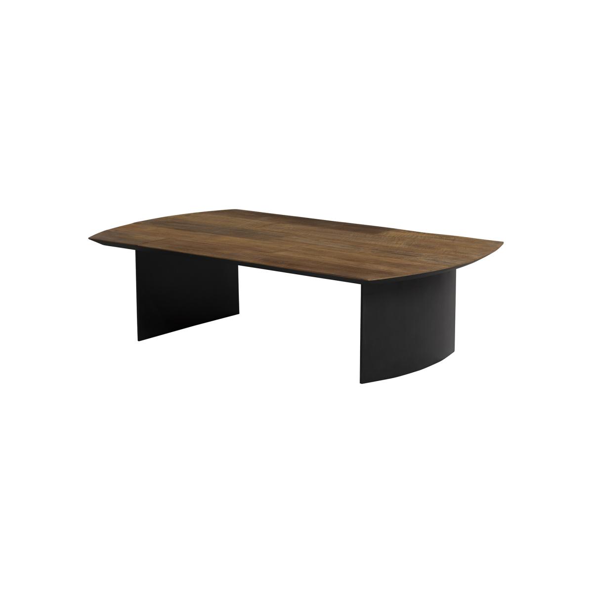Syracuse Rectangular Coffee Table, Brown Wood | Barker & Stonehouse – image 6
