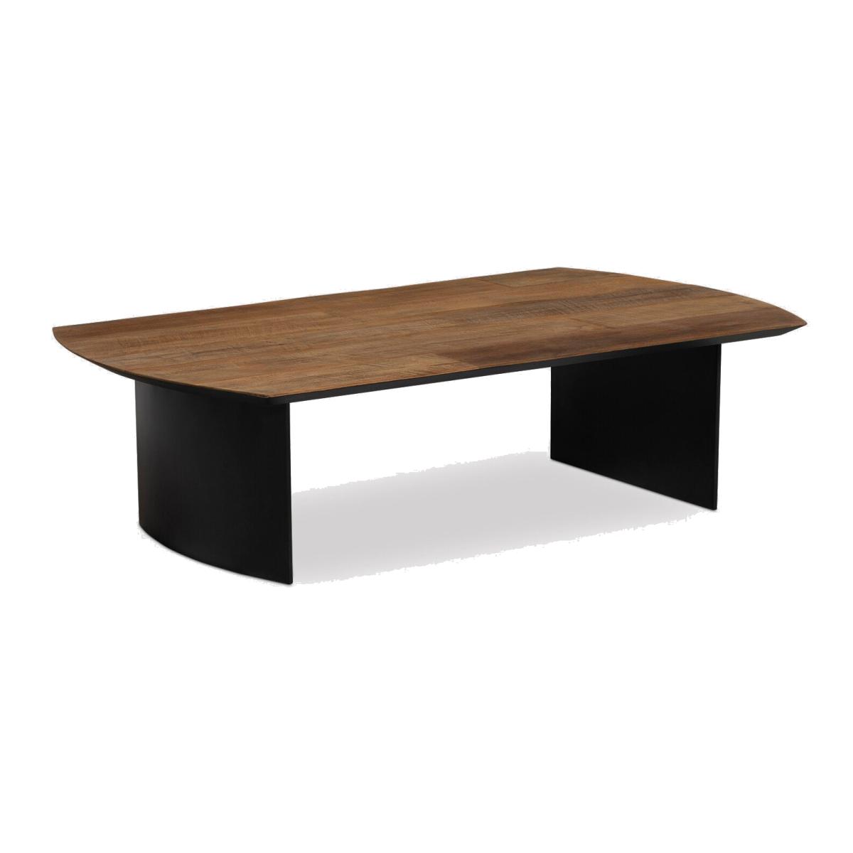 Syracuse Rectangular Coffee Table, Brown Wood | Barker & Stonehouse – image 1