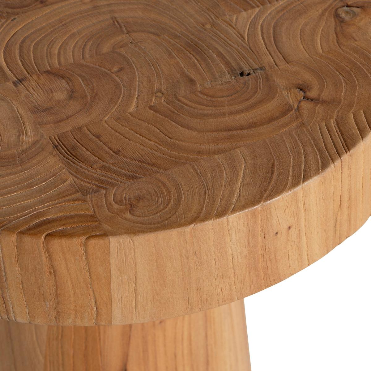 Carver Coffee Table 35x45cm, Round Wood | Barker & Stonehouse – image 4