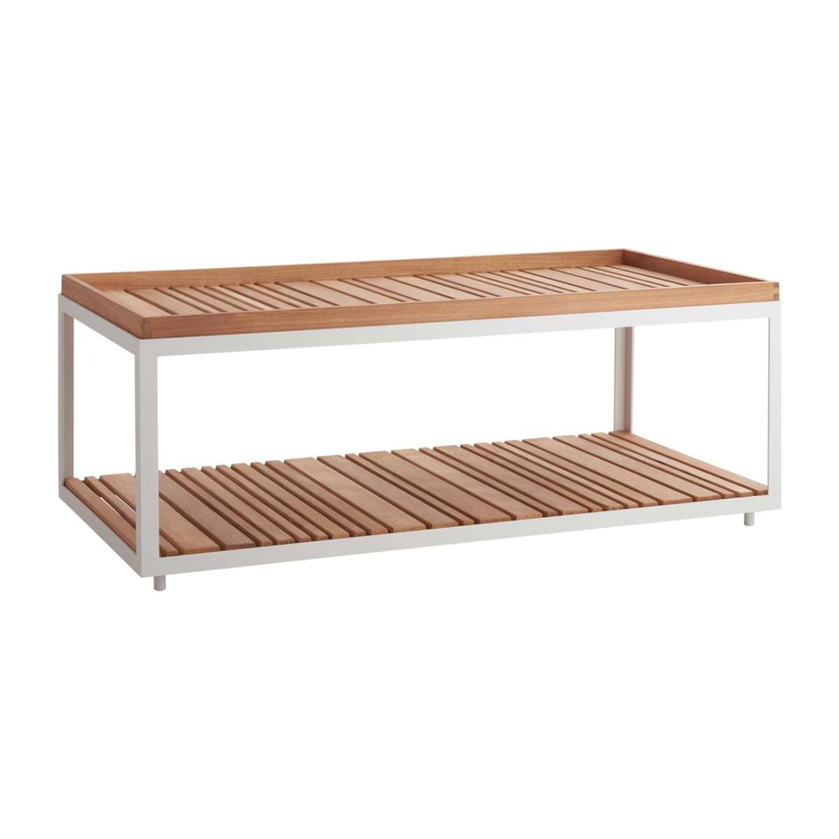 Cane Line Level Rectangle Coffee Table With Set Of 2 Tops | Barker & Stonehouse – image 1