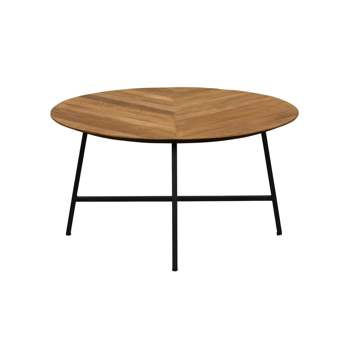 Brixton Coffee Table, Round, Brown | Barker & Stonehouse – image 3