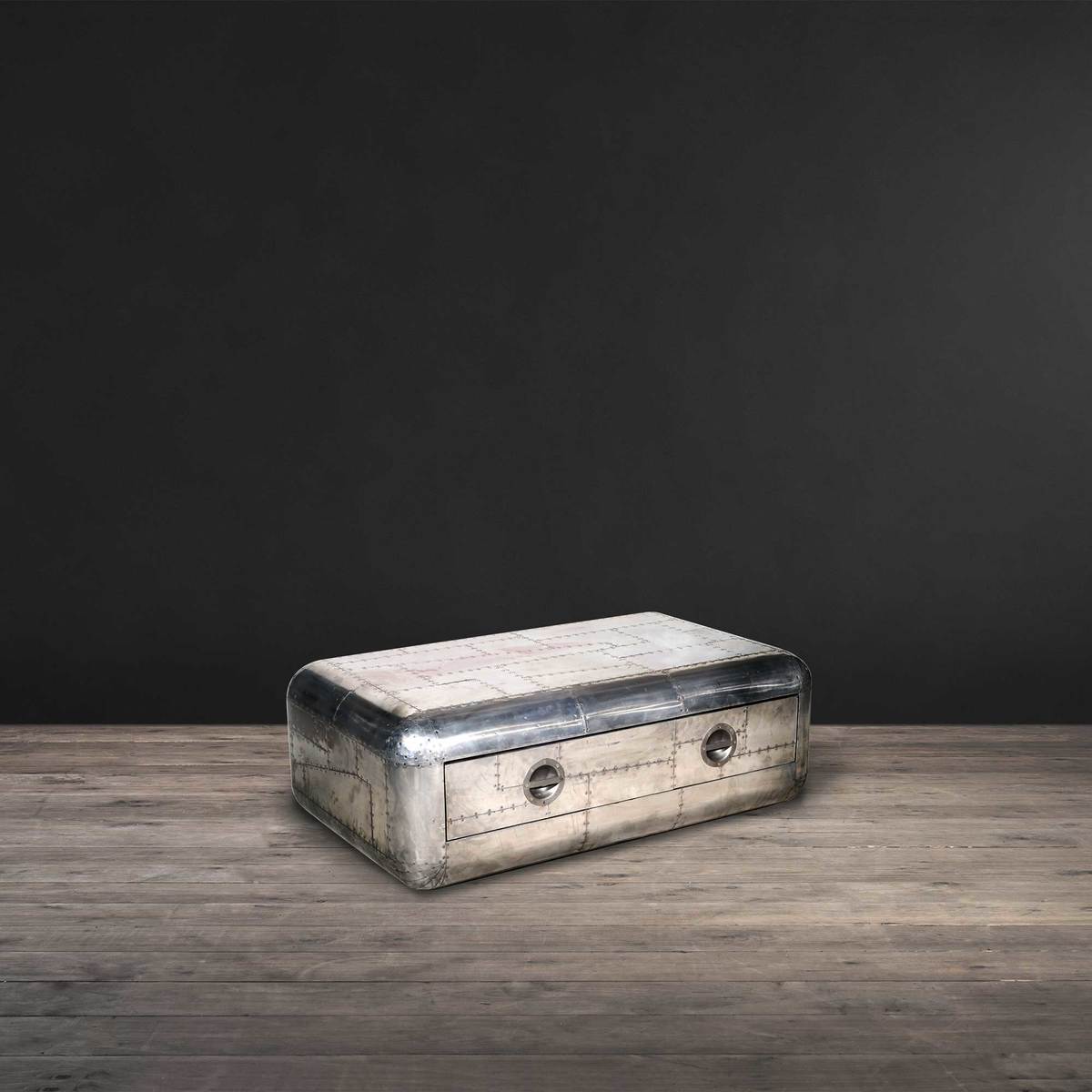Timothy Oulton Blackhawk Jumbo Wood and Metal Coffee table – image 4