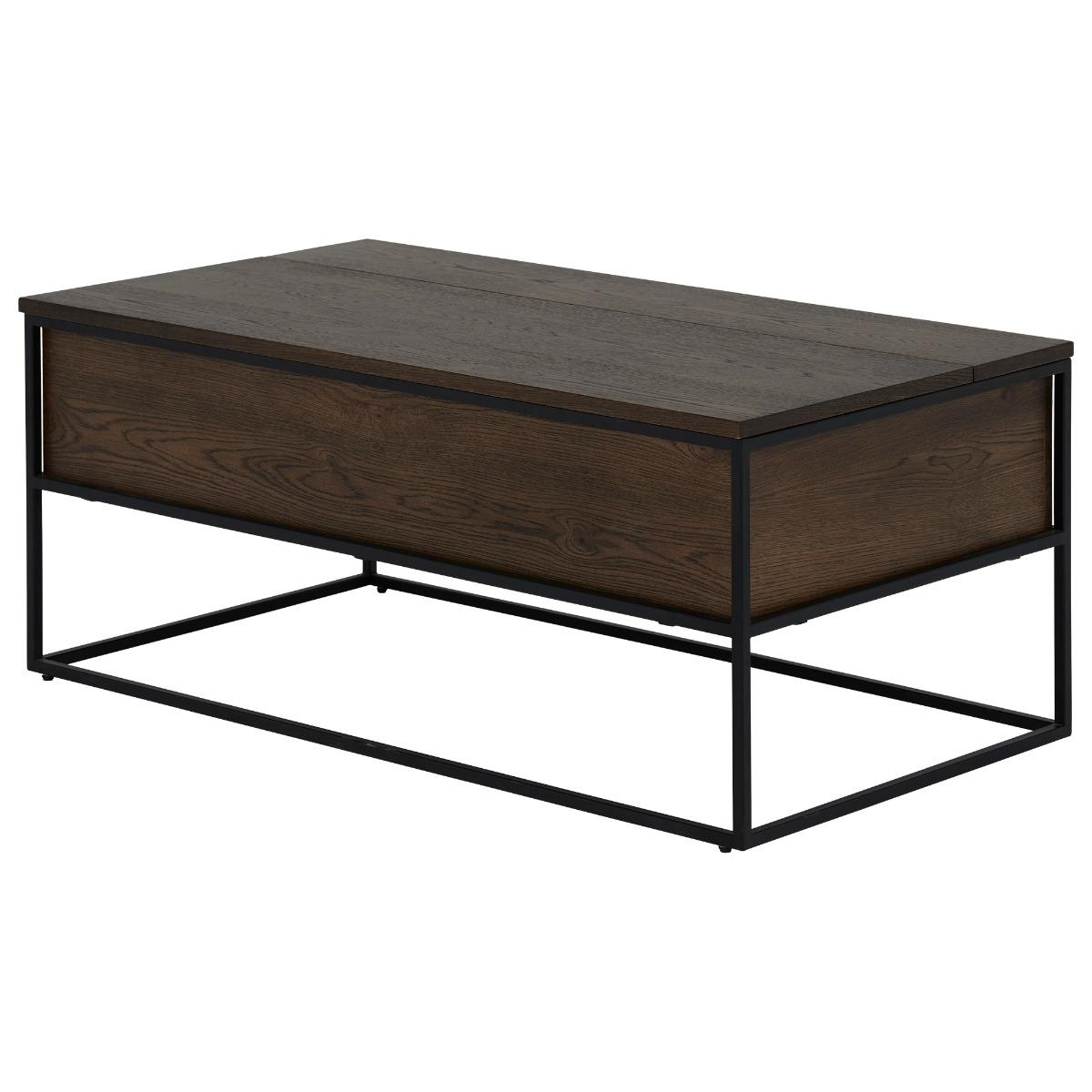Anaheim Coffee Table With Lift Top, Brown Wood | Barker & Stonehouse – image 11