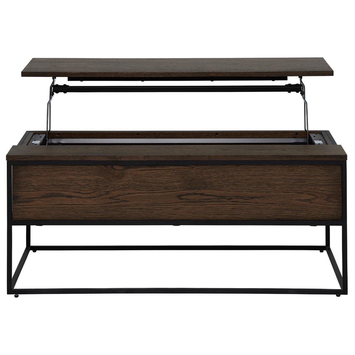 Anaheim Coffee Table With Lift Top, Brown Wood | Barker & Stonehouse – image 3