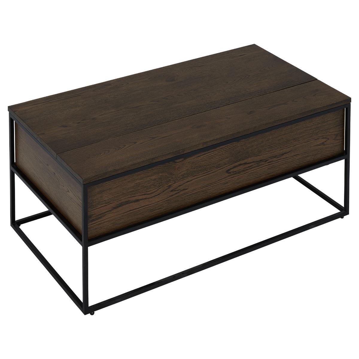 Anaheim Coffee Table With Lift Top, Brown Wood | Barker & Stonehouse – image 7