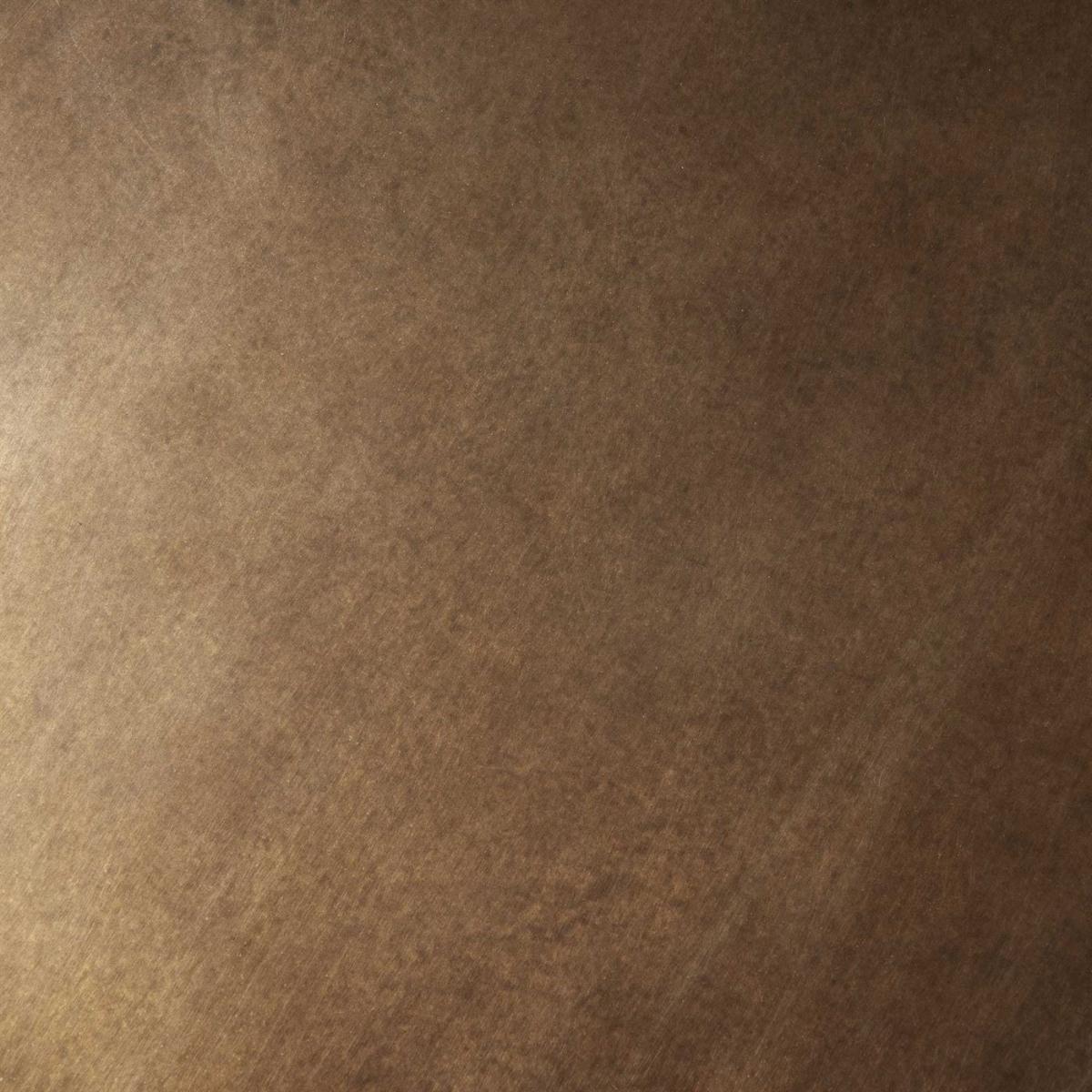 Zeke Round Coffee Table, Light Brass and Oak – image 6