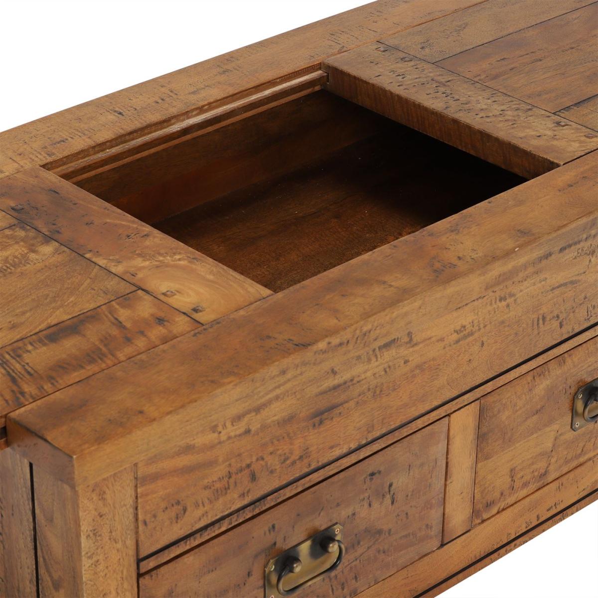 New Frontier Storage Coffee Table, Brown | Barker & Stonehouse – image 3