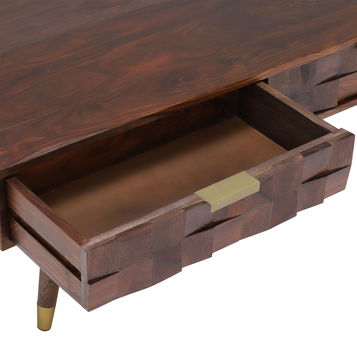Kora 2 Drawer Coffee Table, Sheesham Wood – image 8